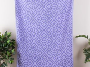 Geometric White Peshtemal